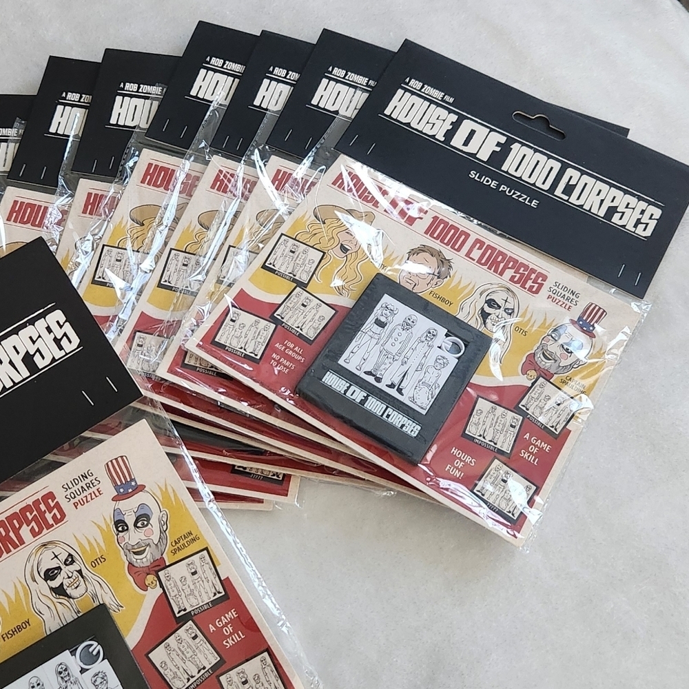 🧩House of 1000 Corpses Slide Puzzle Lot – 20 Pieces – NWT – Rob Zombie Collect - Picture 12 of 12